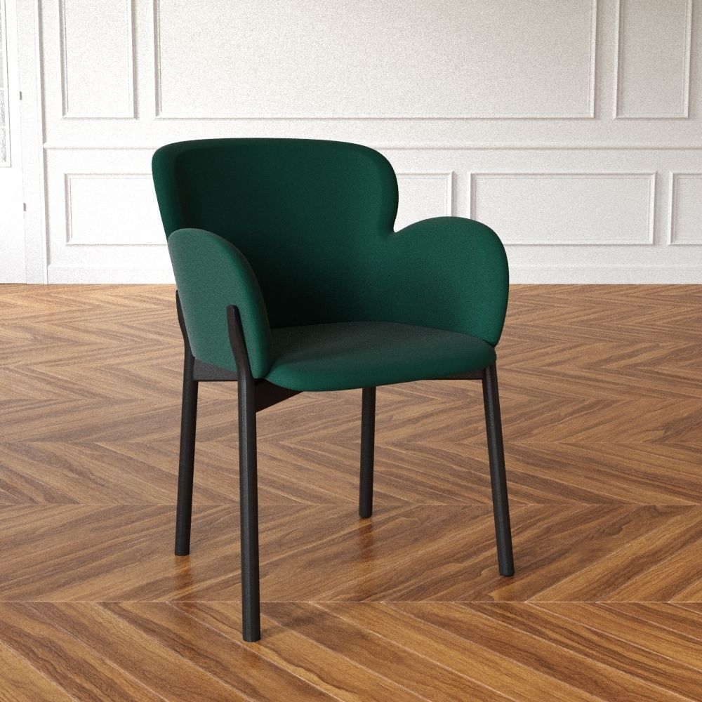 Armchair Ginger 3D model_6