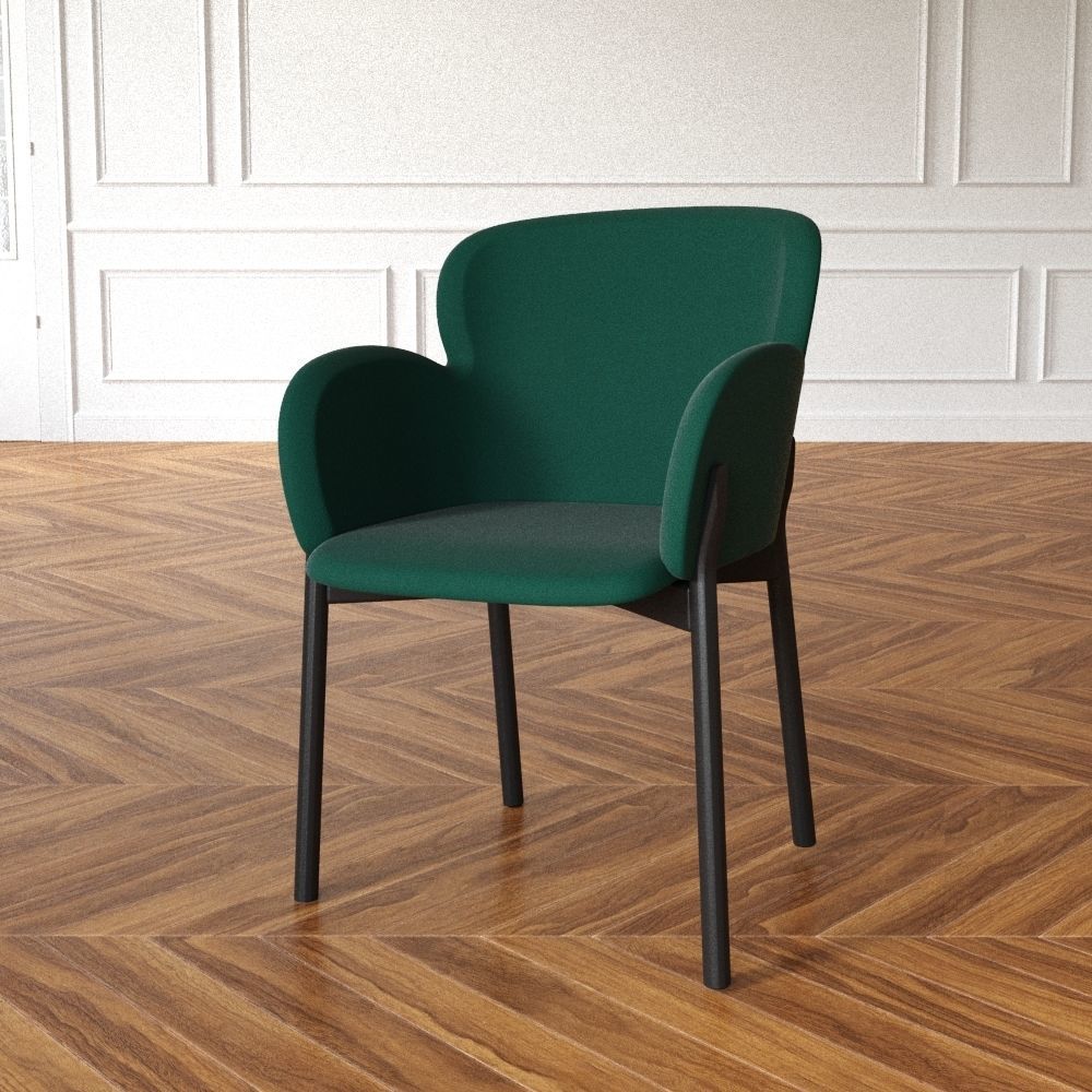 Armchair Ginger 3D model_1