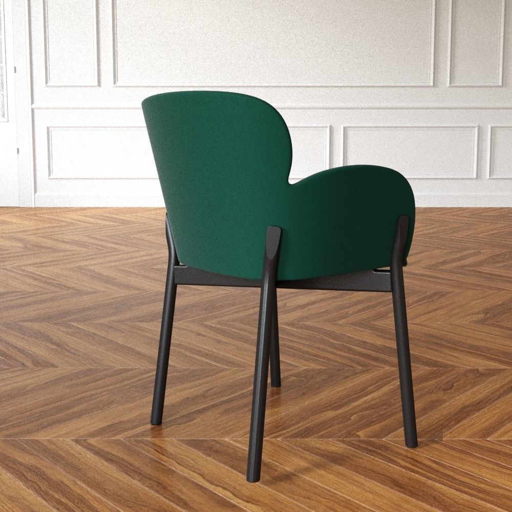Armchair Ginger 3D model_3