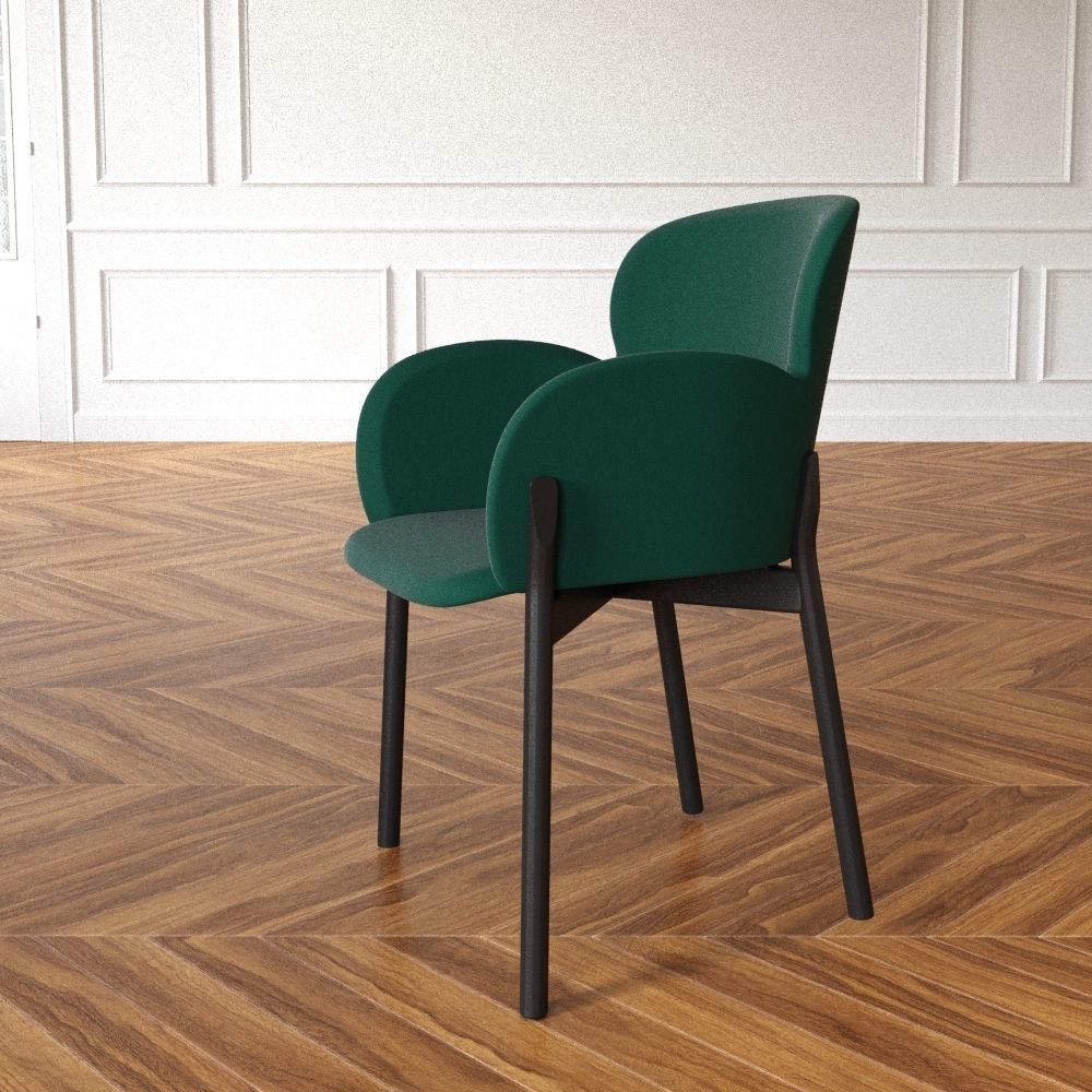 Armchair Ginger 3D model_5