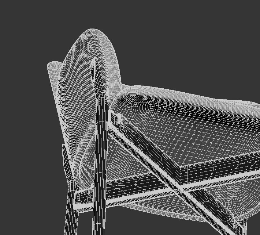 Armchair Ginger 3D model_15