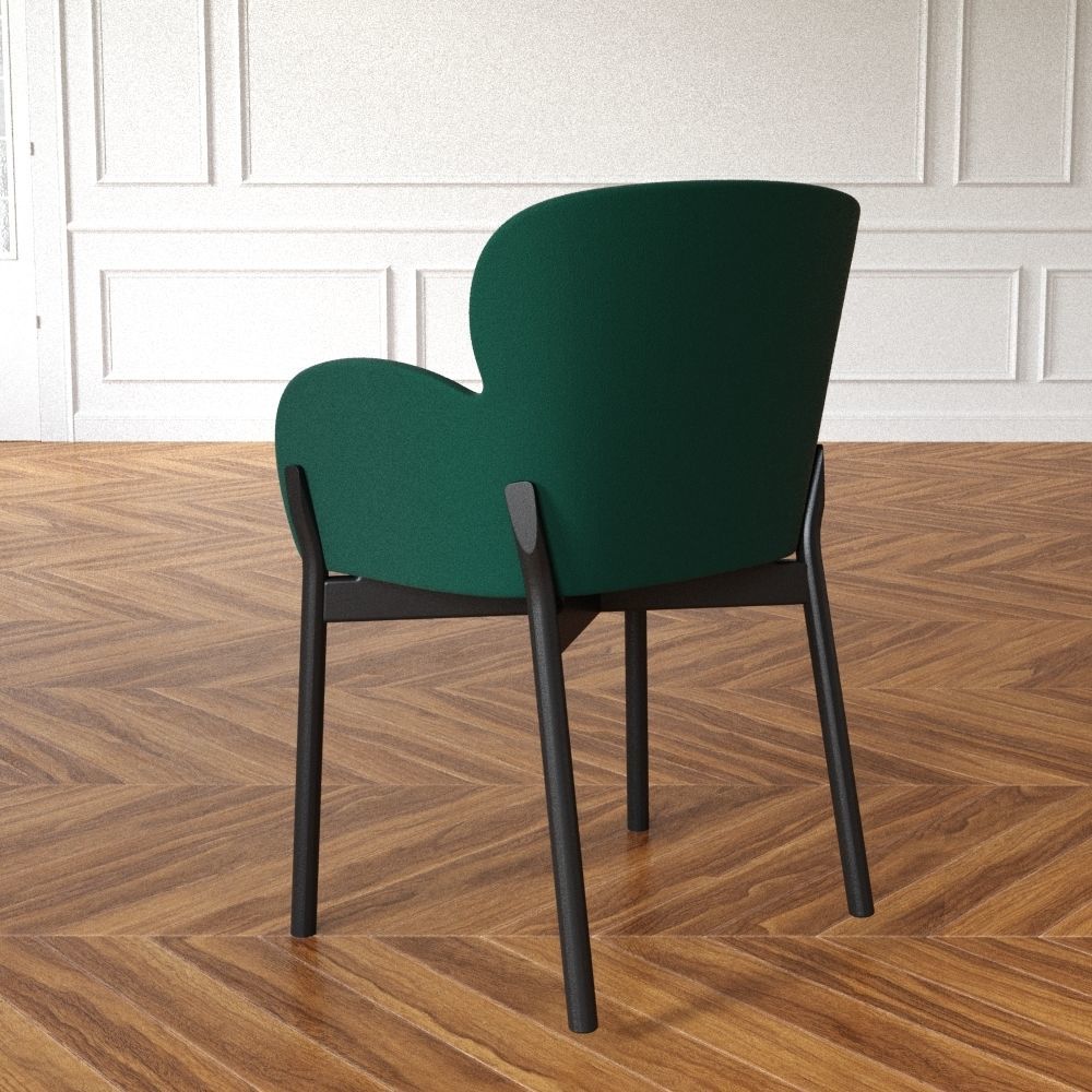 Armchair Ginger 3D model_4