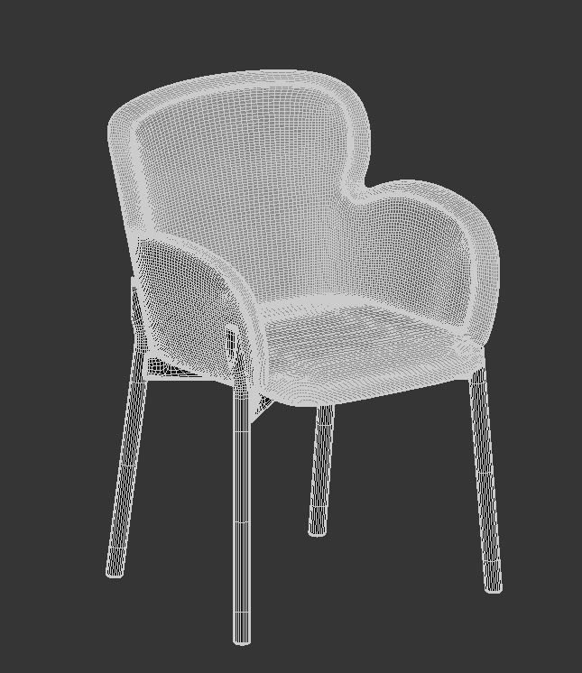 Armchair Ginger 3D model_8