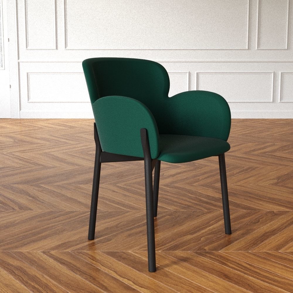 Armchair Ginger 3D model_2