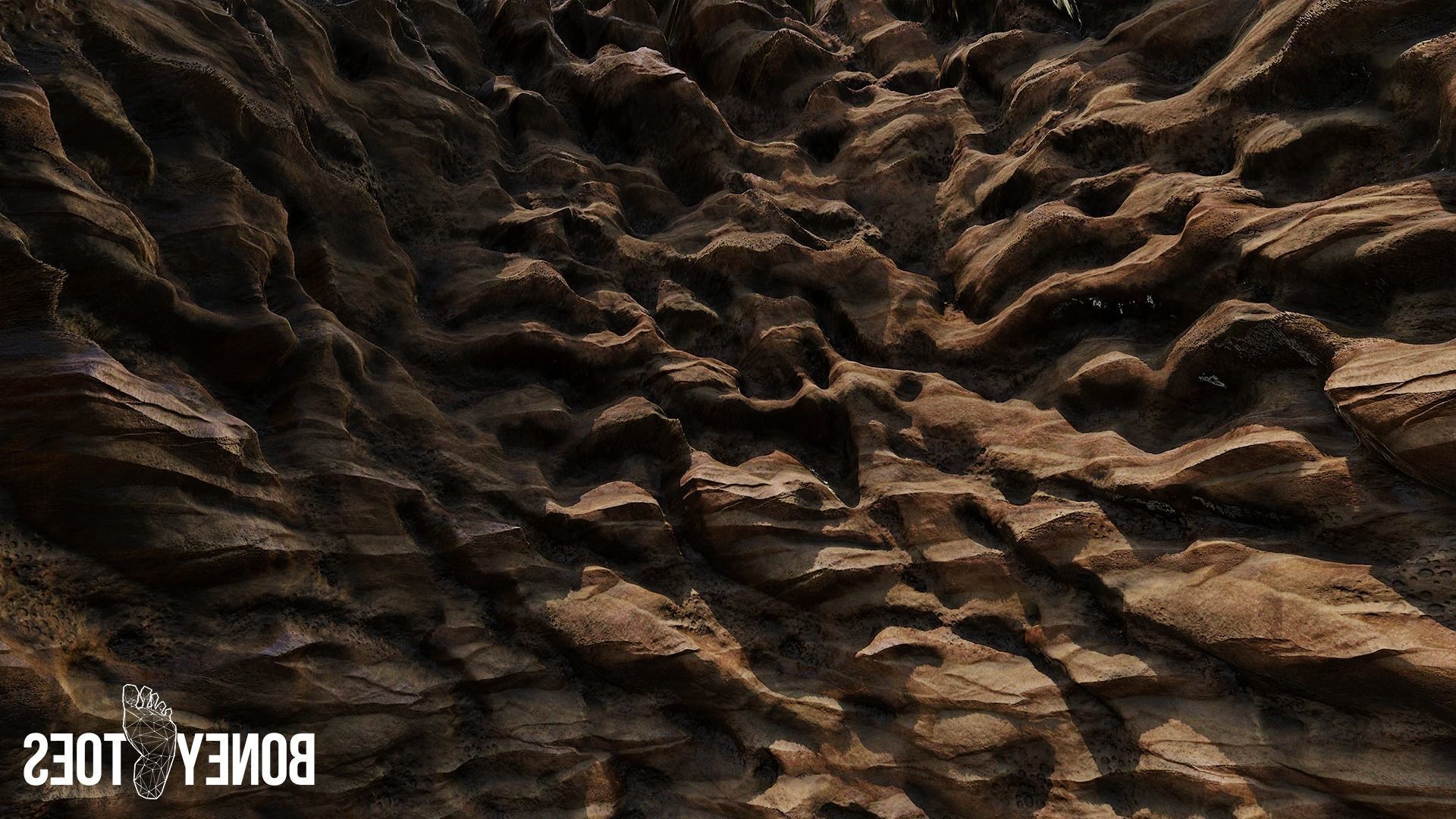 Perforated Sedimentary Rock Terrain - Game Textures Texture_6