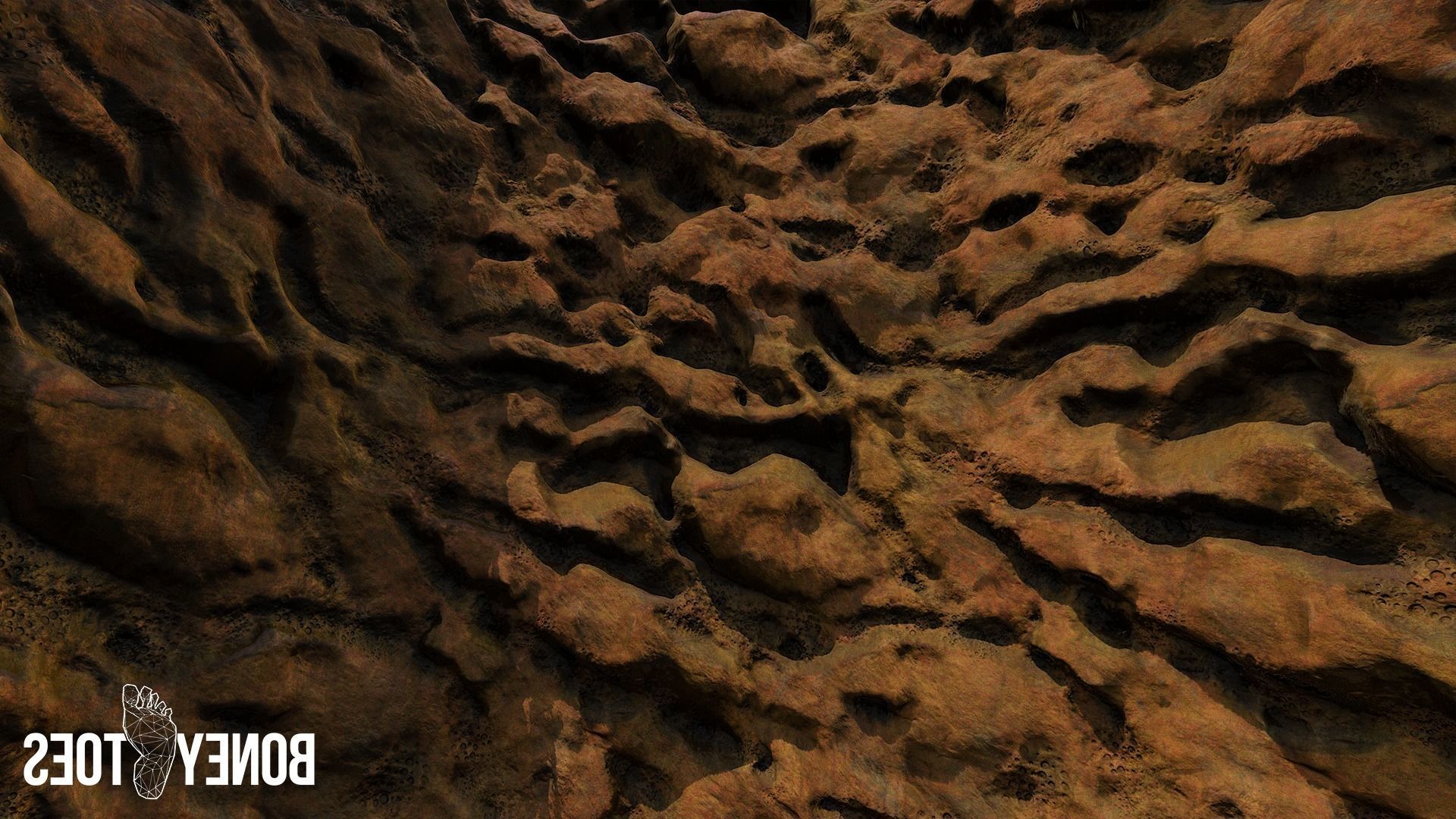 Perforated Sedimentary Rock Terrain - Game Textures Texture_8