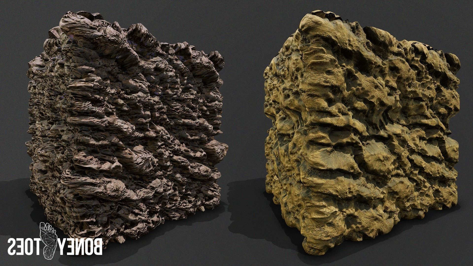 Perforated Sedimentary Rock Terrain - Game Textures Texture_1