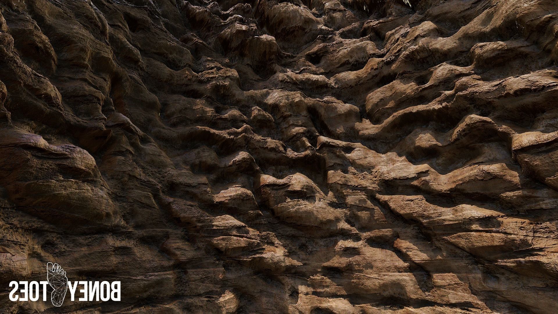 Perforated Sedimentary Rock Terrain - Game Textures Texture_14