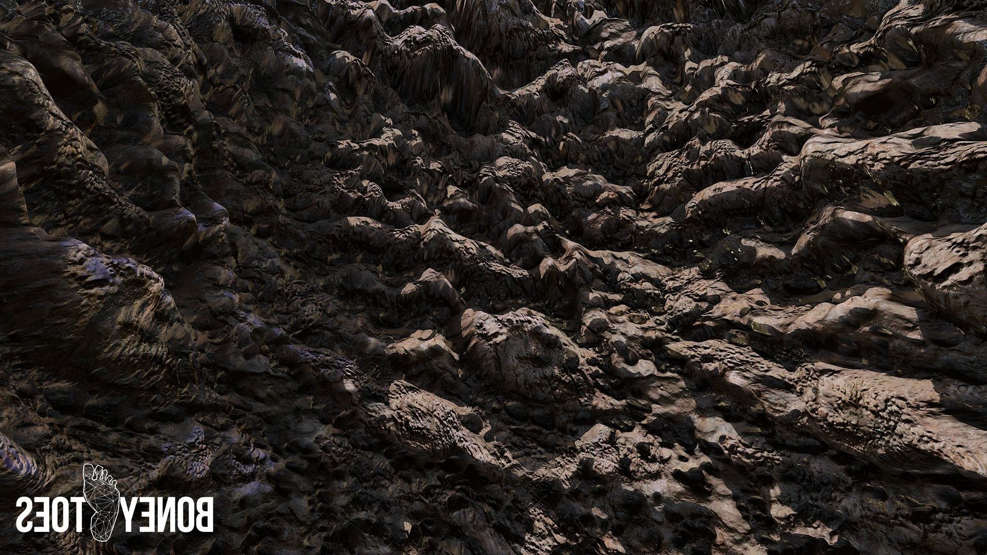 Perforated Sedimentary Rock Terrain - Game Textures Texture_10