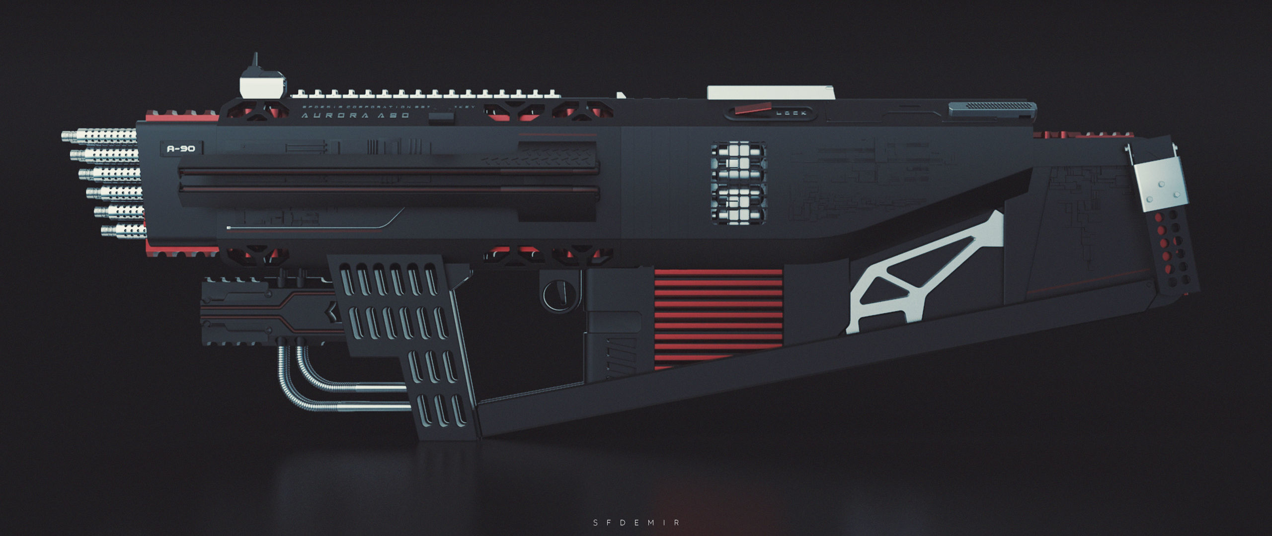 Aurora A90 Oxygen 3D model_2