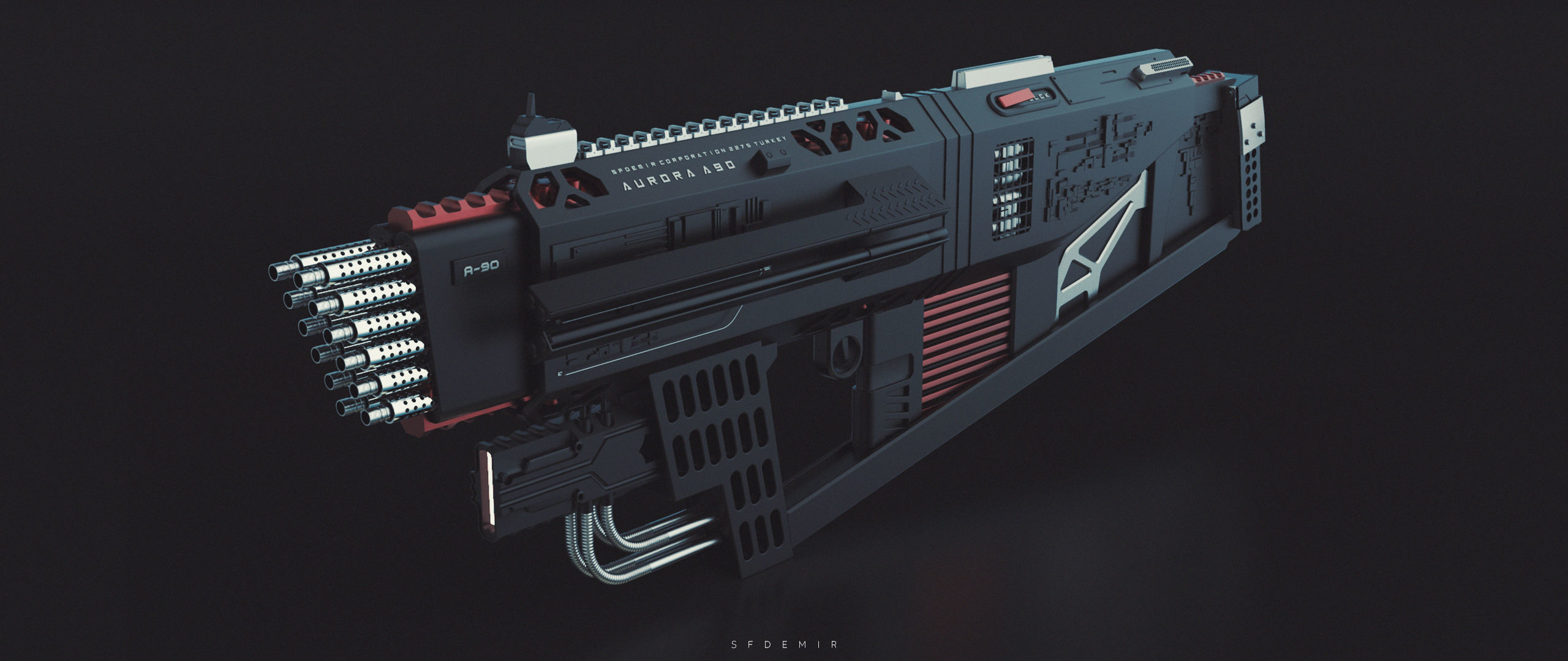 Aurora A90 Oxygen 3D model_3