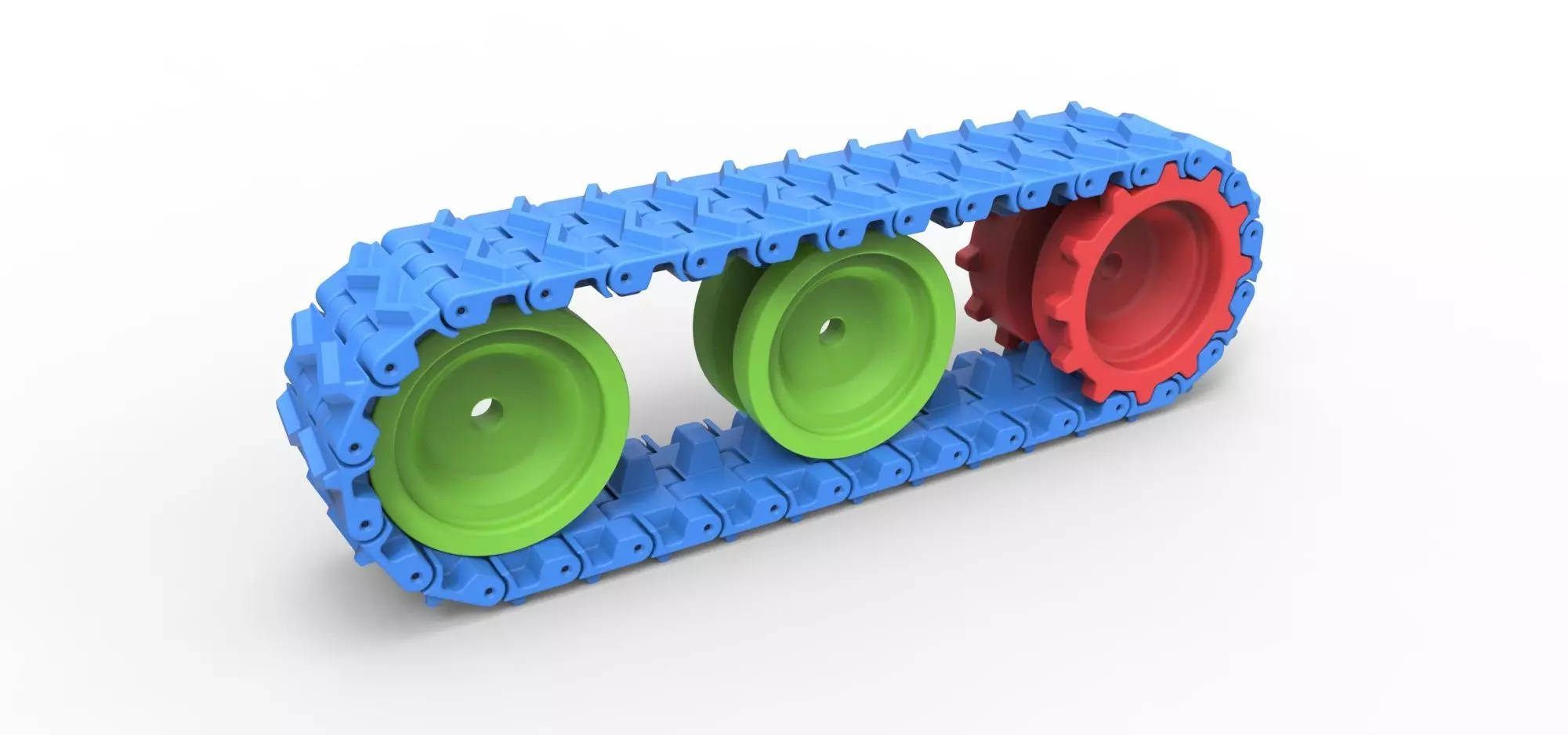 Track for toy models 3D print model