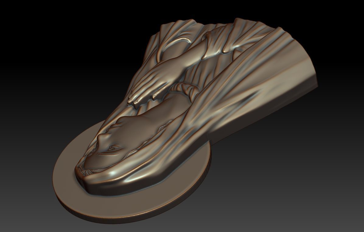 Virgin Mary 3D print model_10