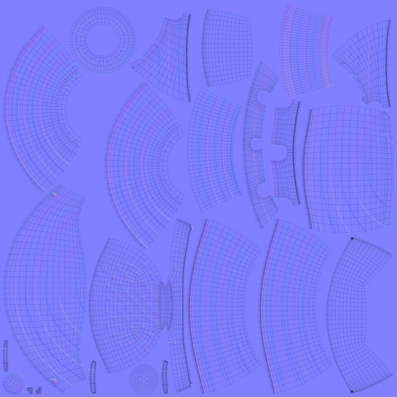 AshtrayUSA american flag shaped ball 3D model_27