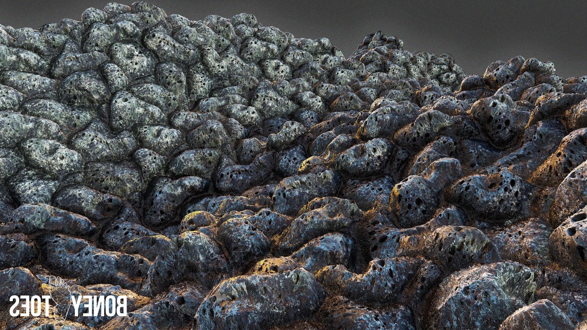 Volcanic Lava Rock Terrain Game Textures Texture_14