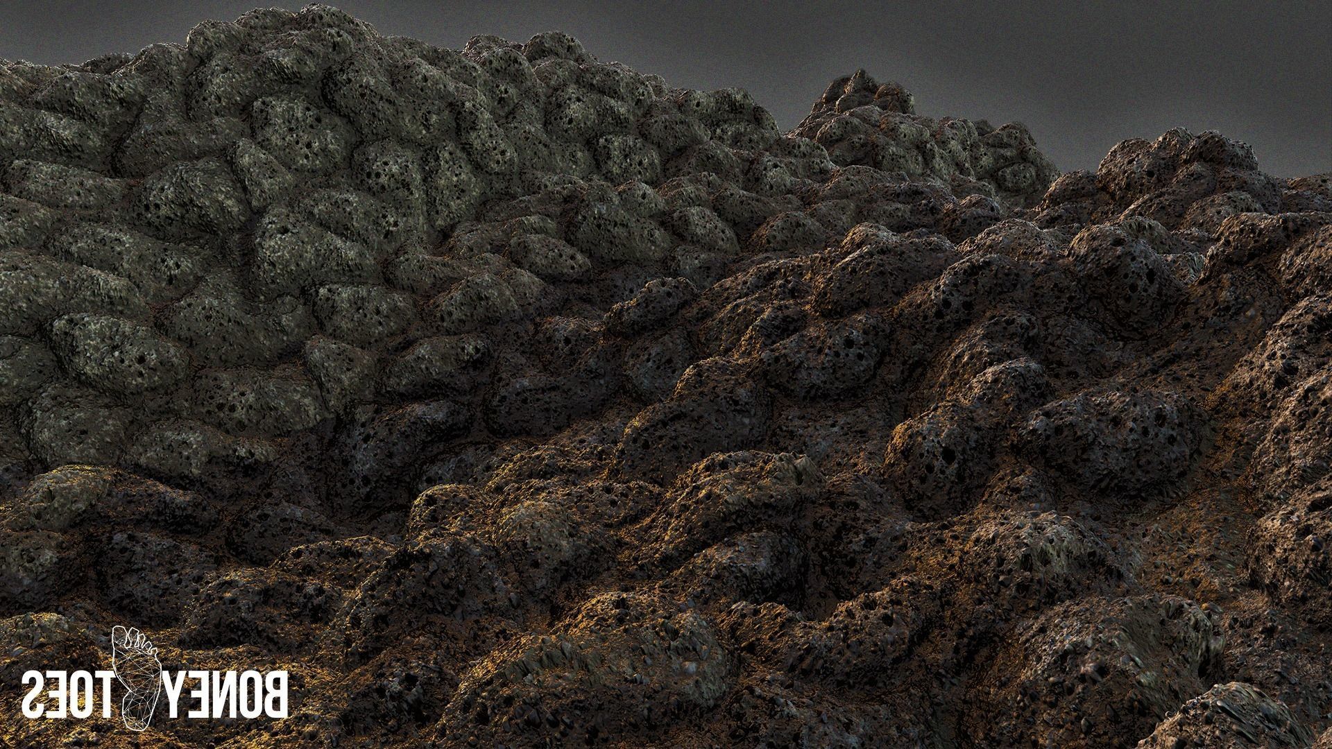 Volcanic Lava Rock Terrain Game Textures Texture_1