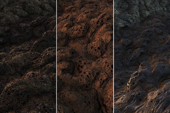 Volcanic Lava Rock Terrain Game Textures Texture