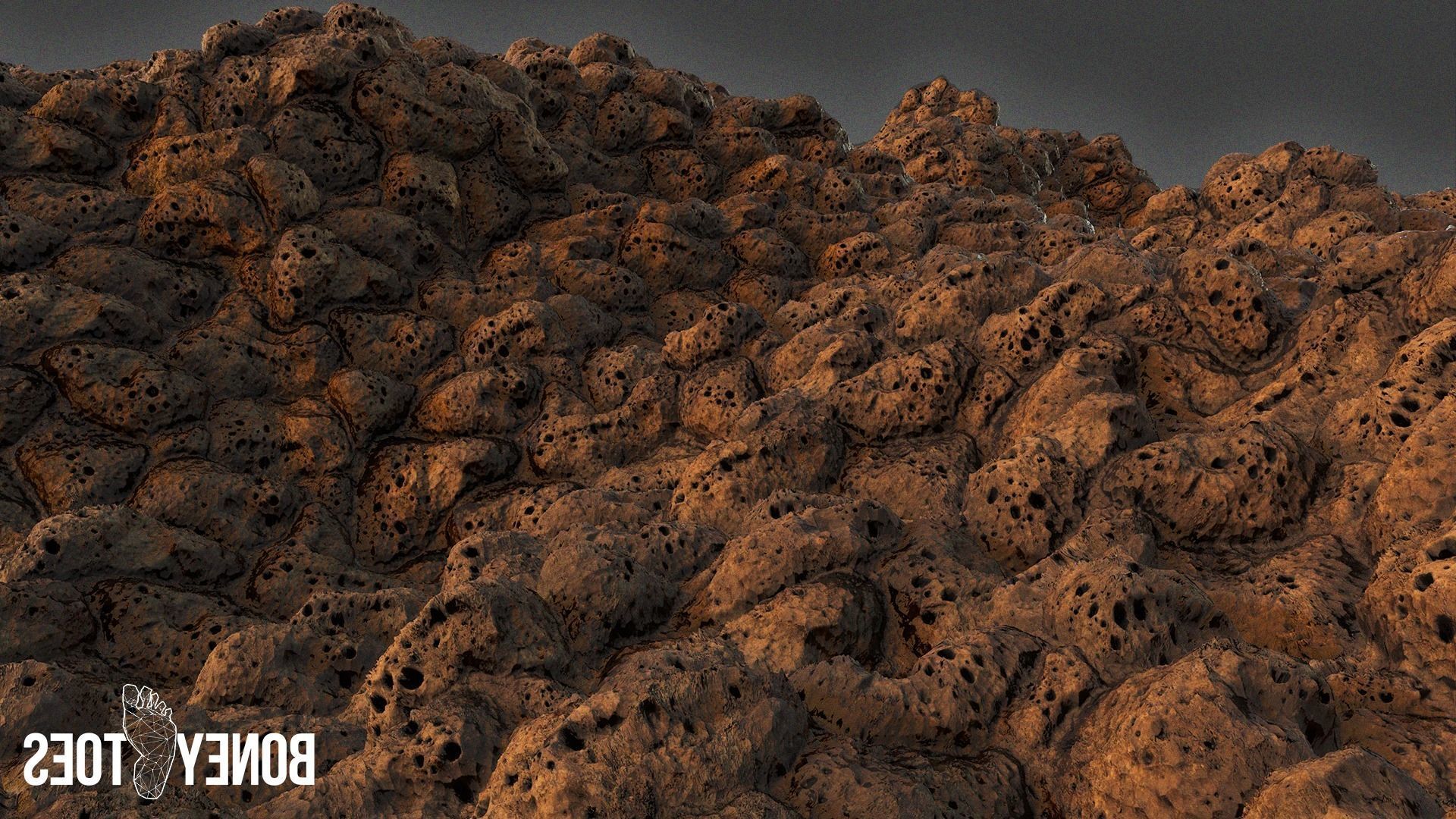 Volcanic Lava Rock Terrain Game Textures Texture_3