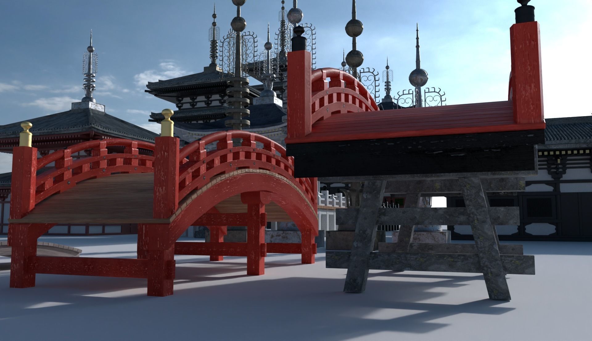 Japan Pack 3D model_2