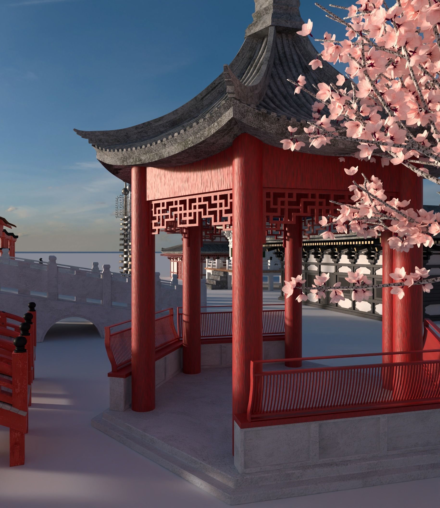 Japan Pack 3D model_5