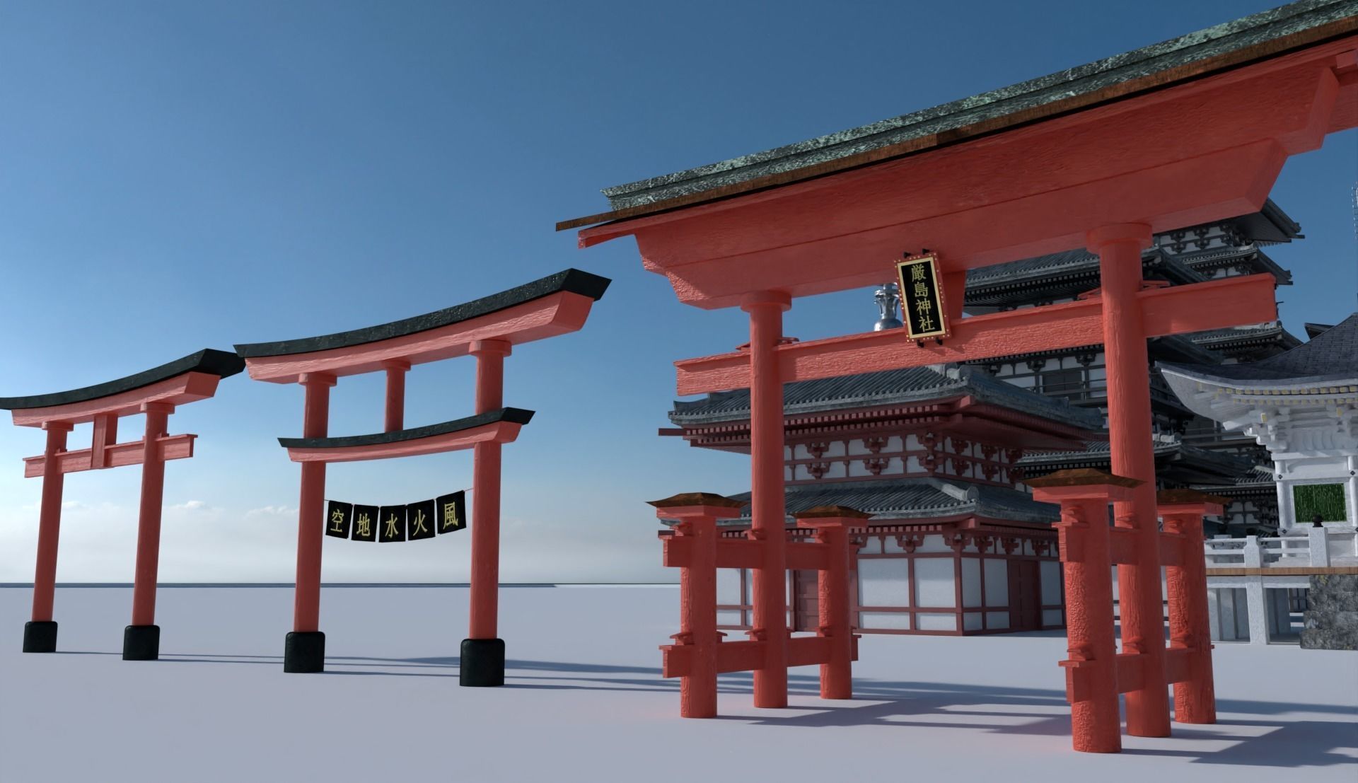 Japan Pack 3D model_4
