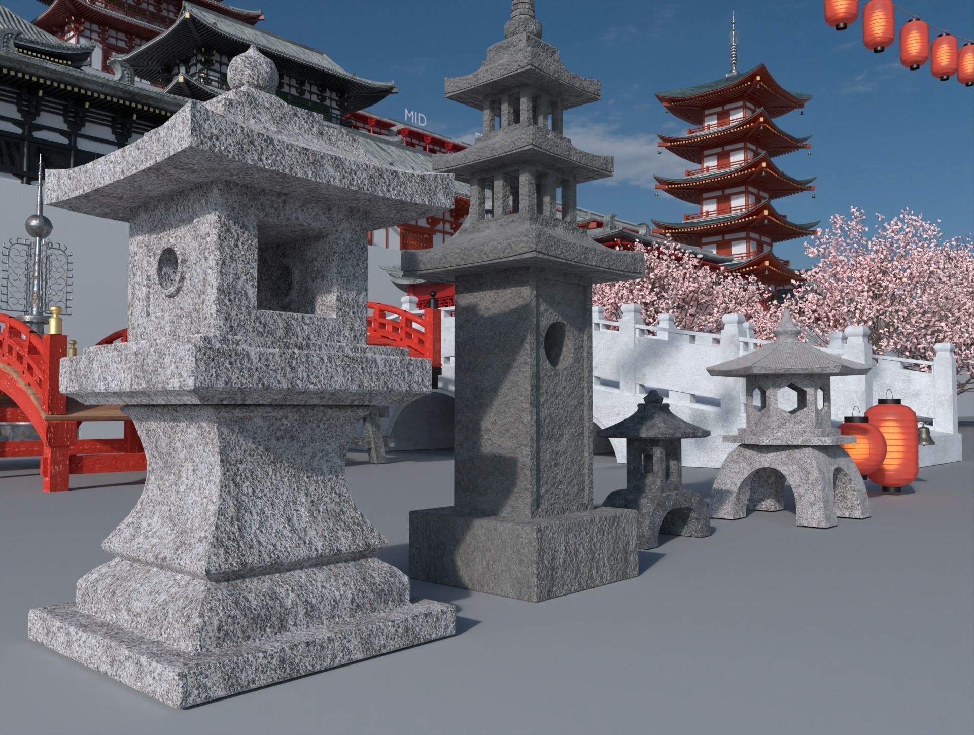 Japan Pack 3D model_1