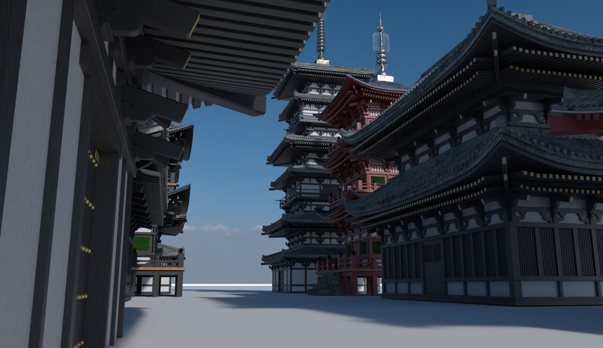 Japan Pack 3D model_7