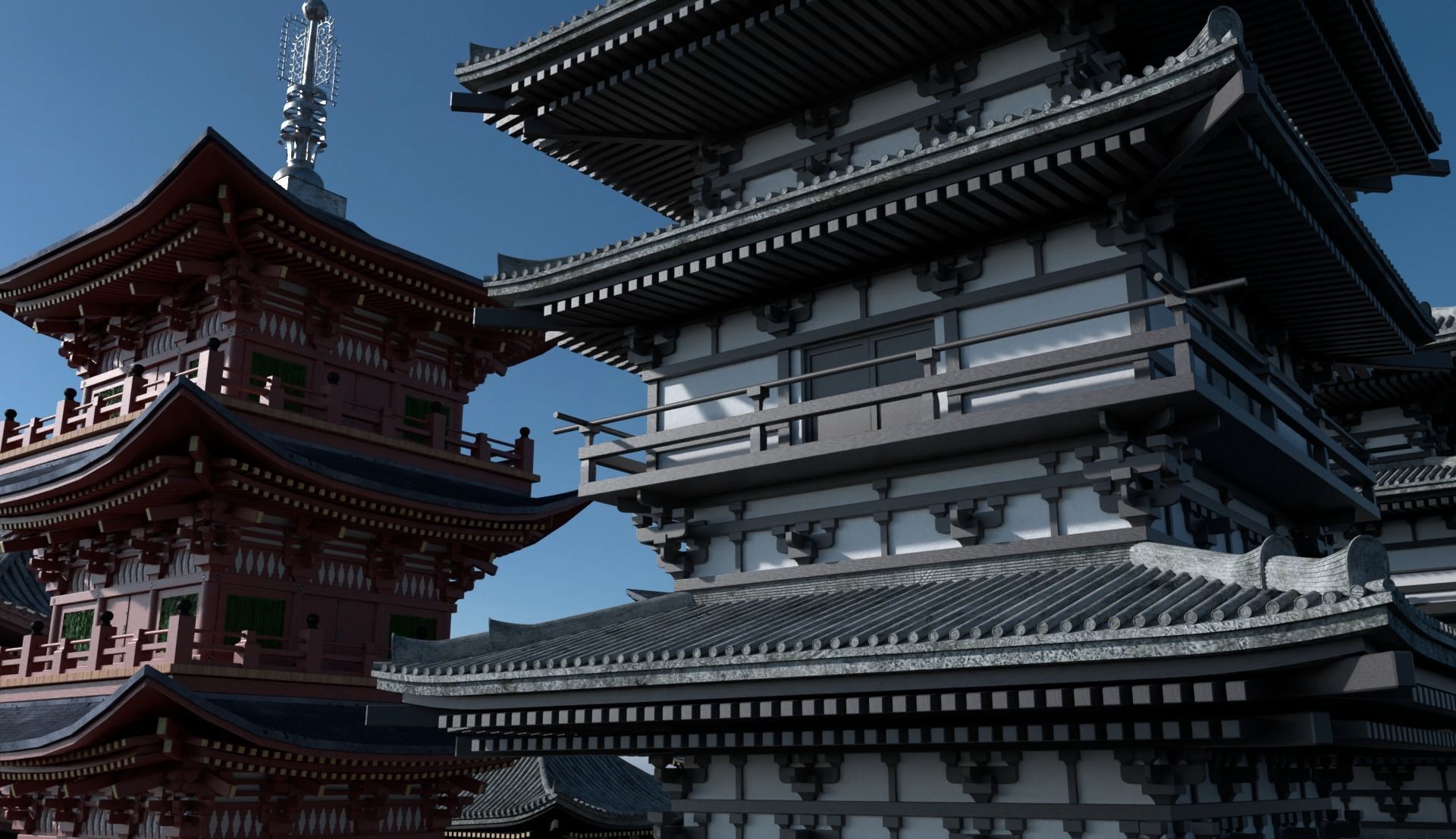 Japan Pack 3D model_8