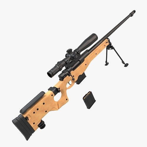 L115a3 awp sniper rifle 3D model