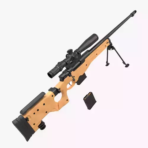 L115a3 awp sniper rifle 3D model