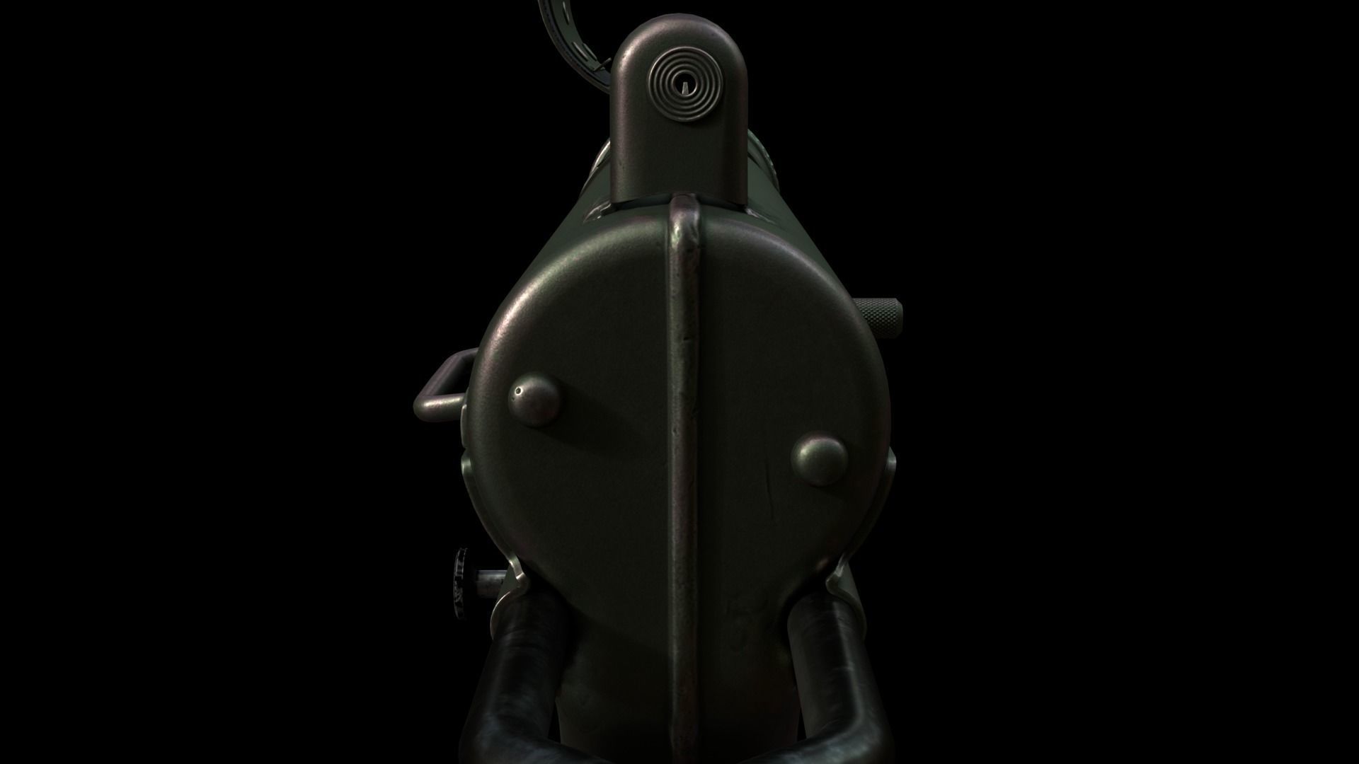 M3 Grease Gun Low-poly 3D model_17