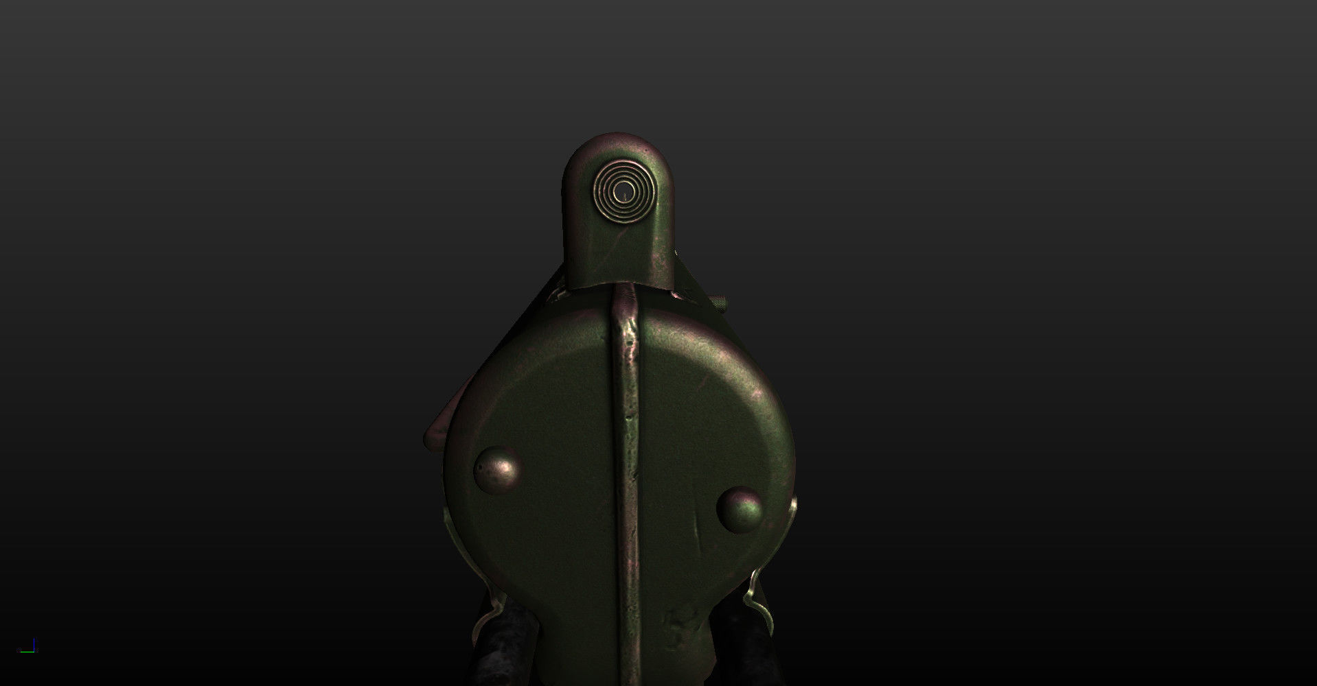 M3 Grease Gun Low-poly 3D model_21