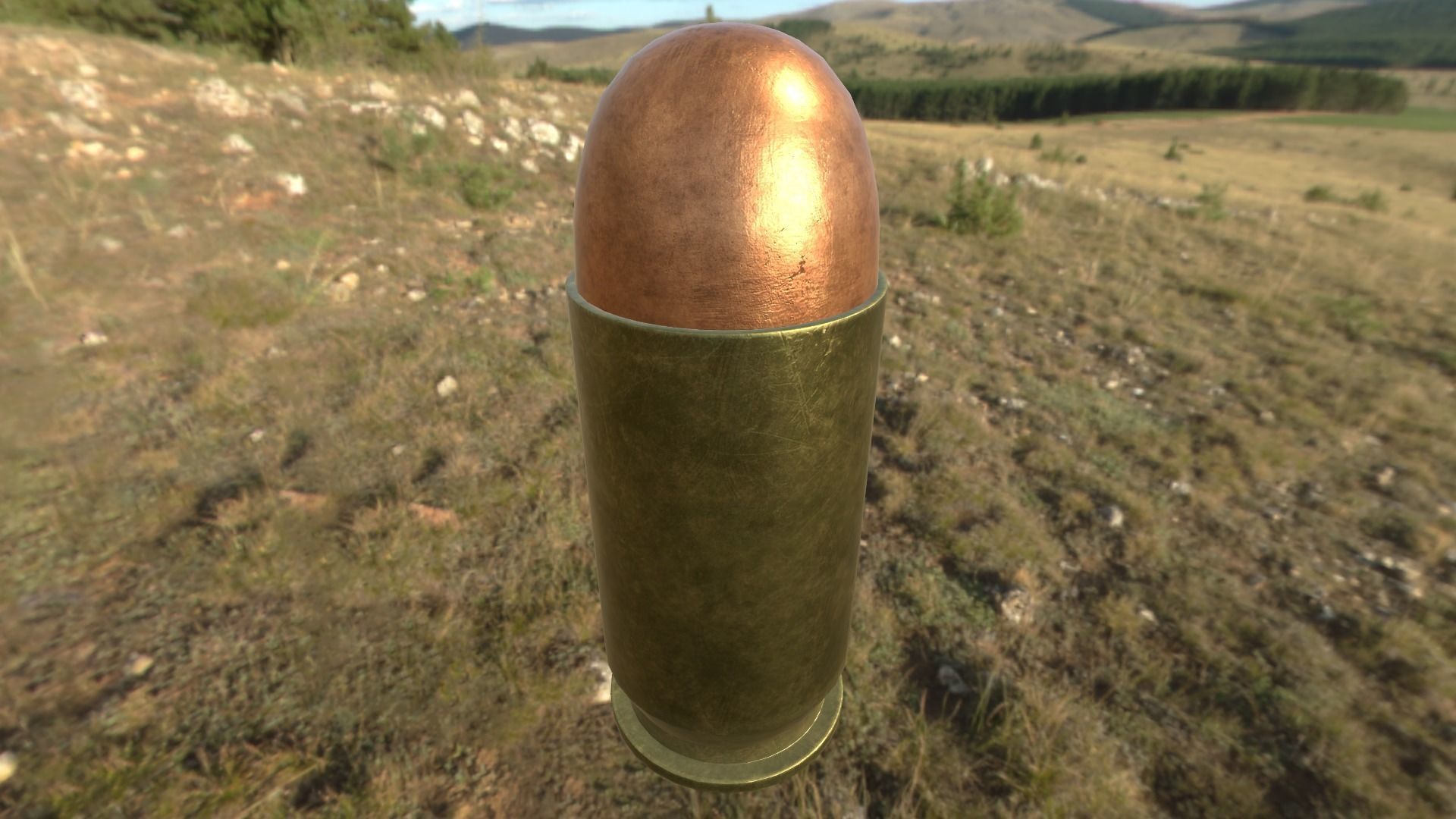 M3 Grease Gun Low-poly 3D model_32