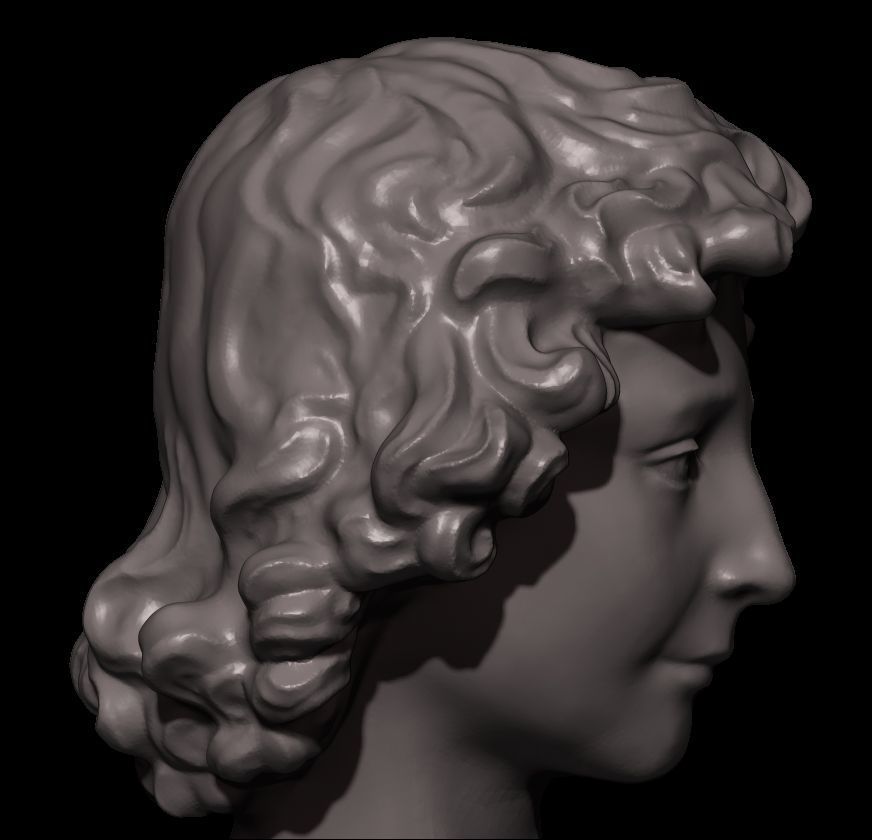 david and goliath verrocchio 3D model_14