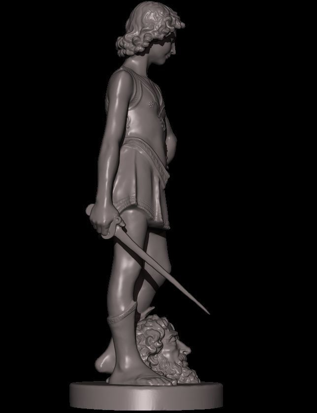 david and goliath verrocchio 3D model_7