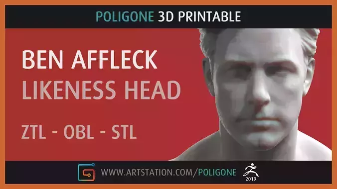 Ben Affleck Head - 3D Printable