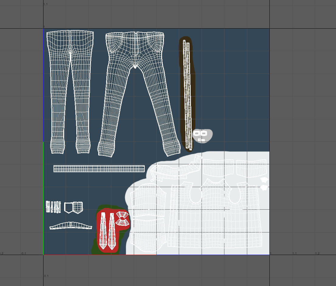 Cartoon Man with Bag 3D model_22