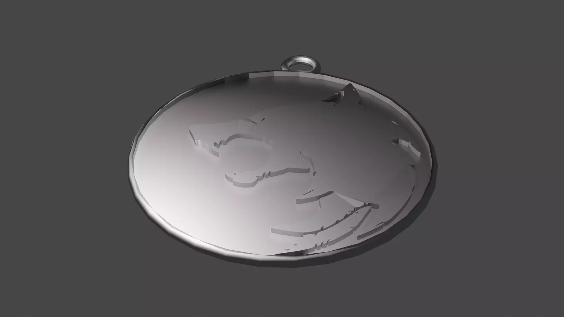 The Witcher Series - Medallion Model 3D print model_0