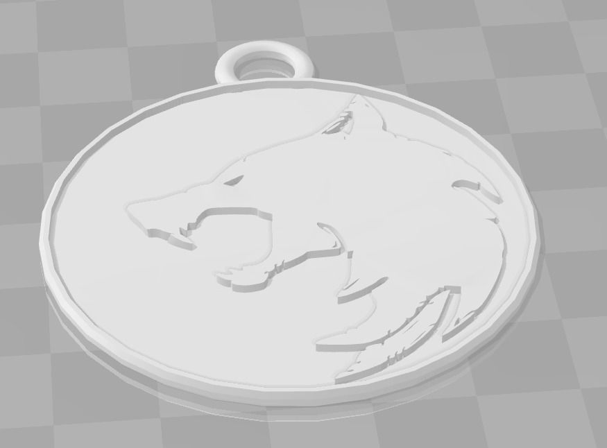 The Witcher Series - Medallion Model 3D print model_4