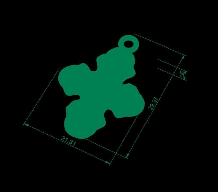 Men  pendant  Jesus on the cross 3D print model 3D print model_3