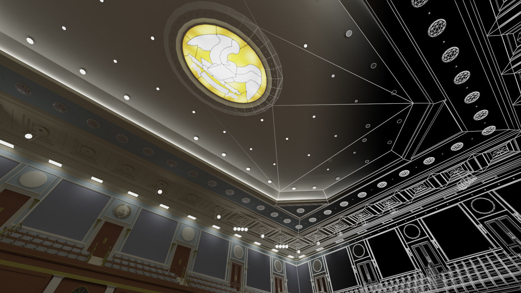 House Chamber Low-poly 3D model_4