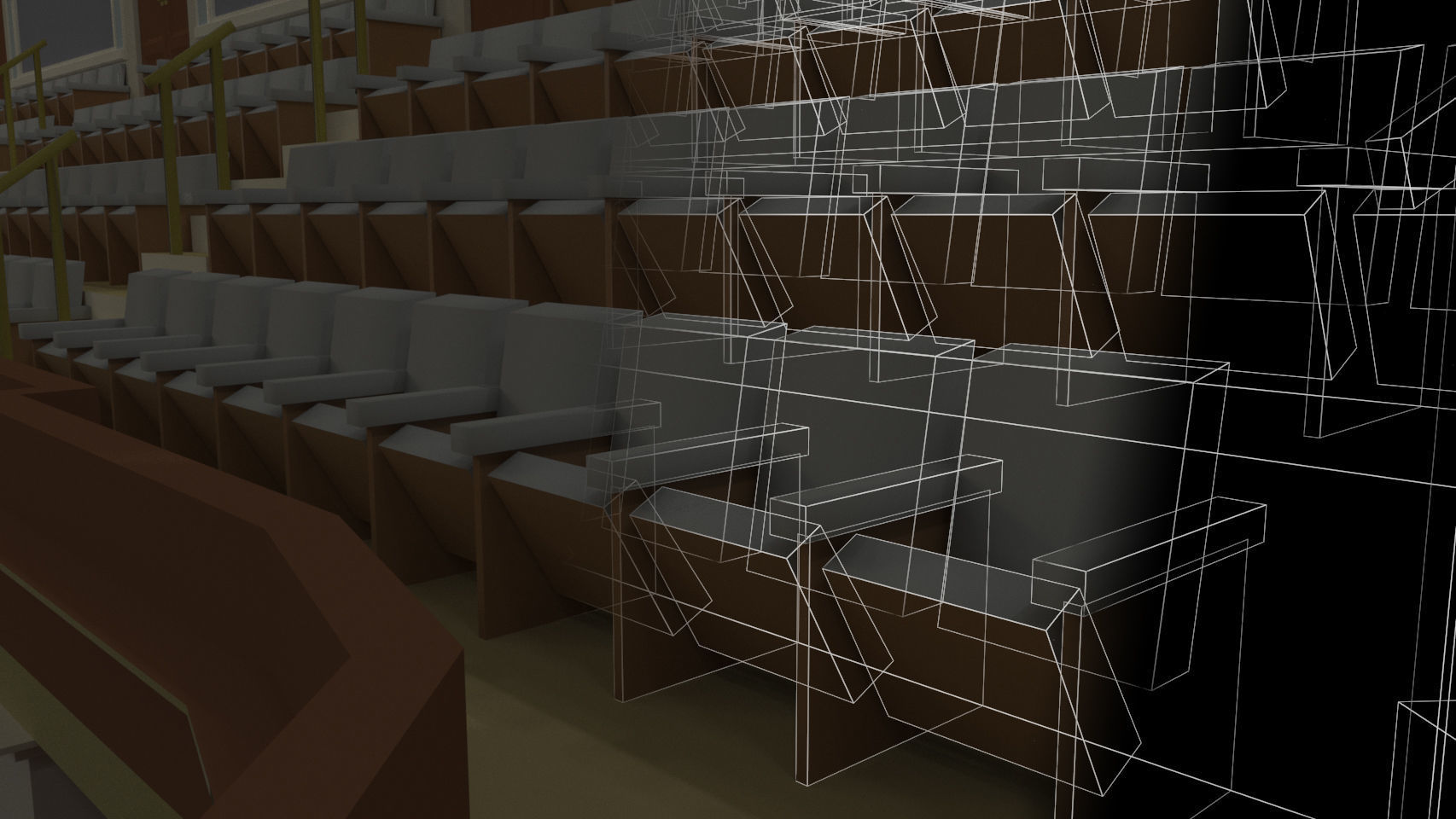 House Chamber Low-poly 3D model_5