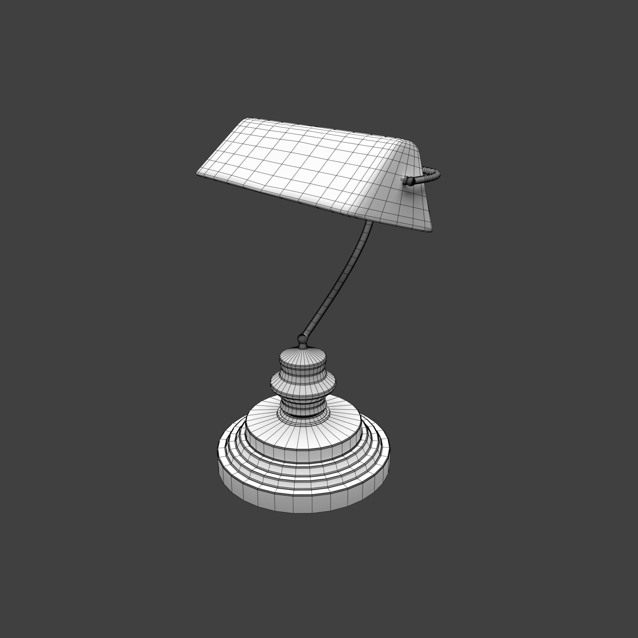 Old lamp 3D model_8