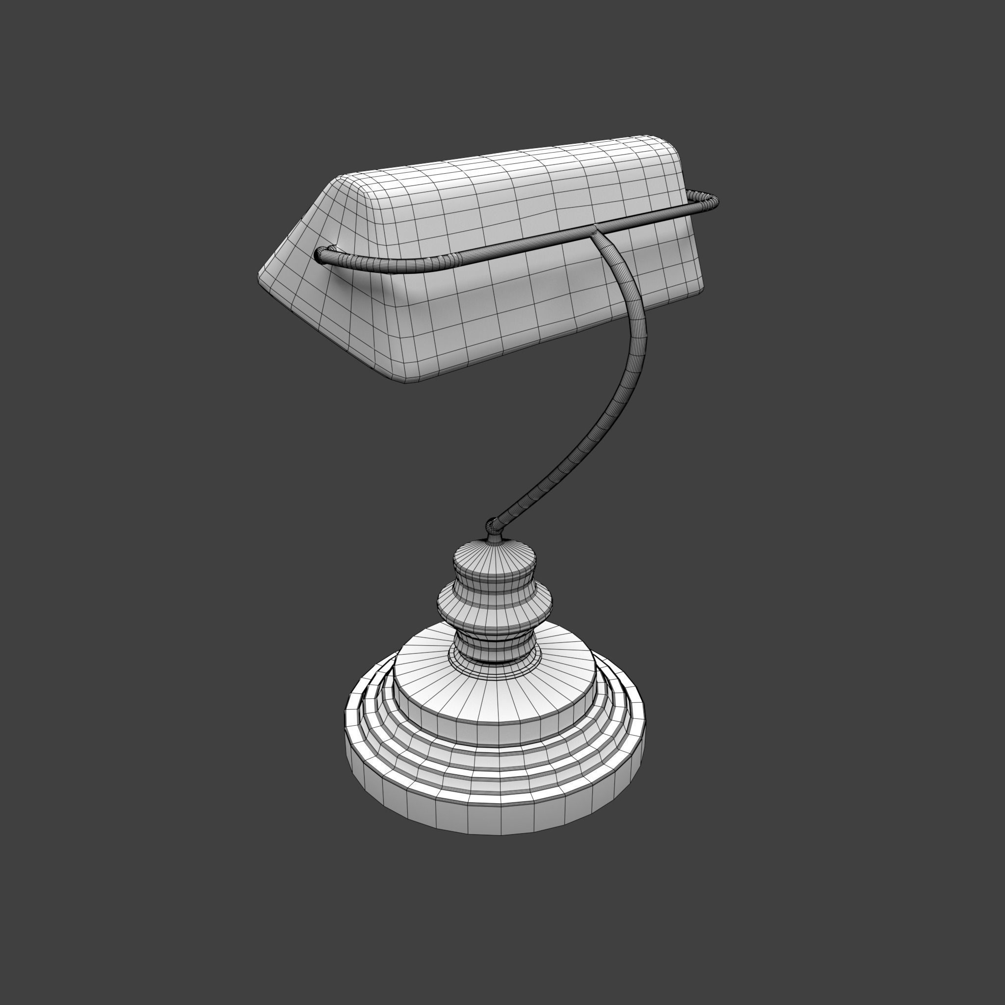 Old lamp 3D model_9