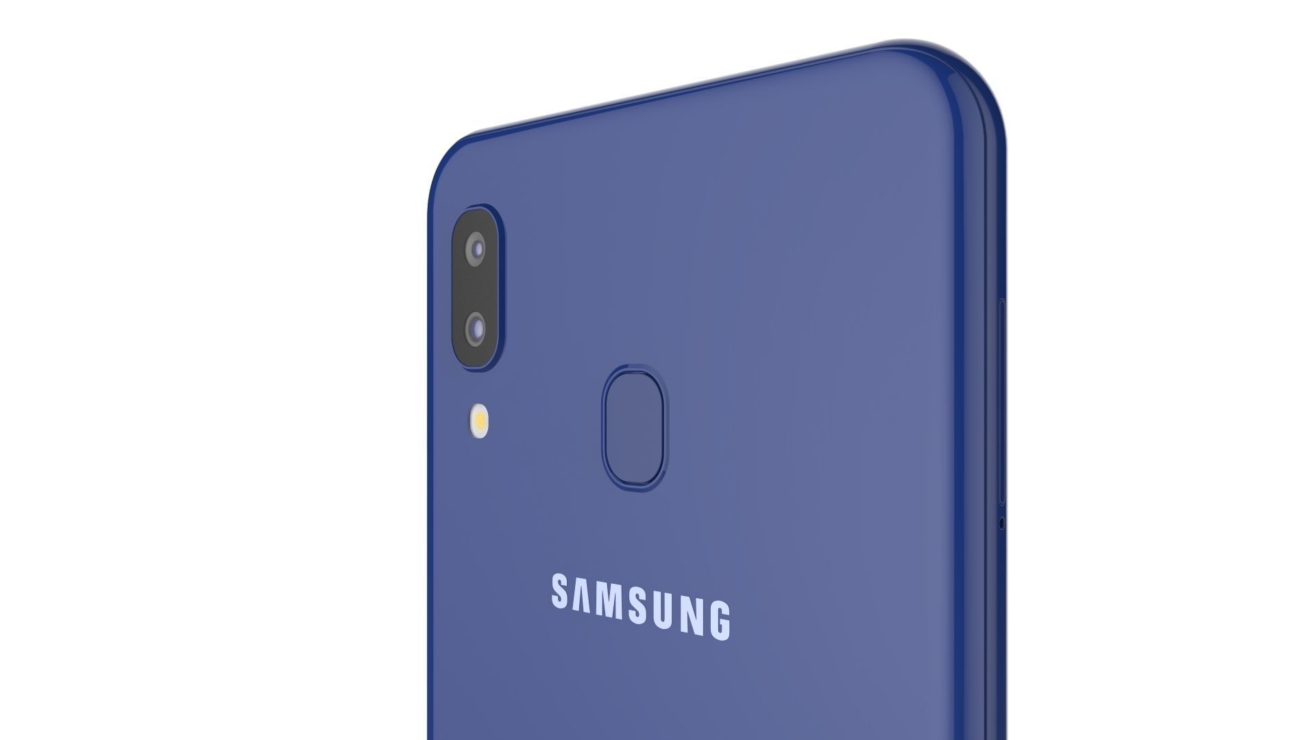 Samsung Galaxy A20 Blue 3D model_10