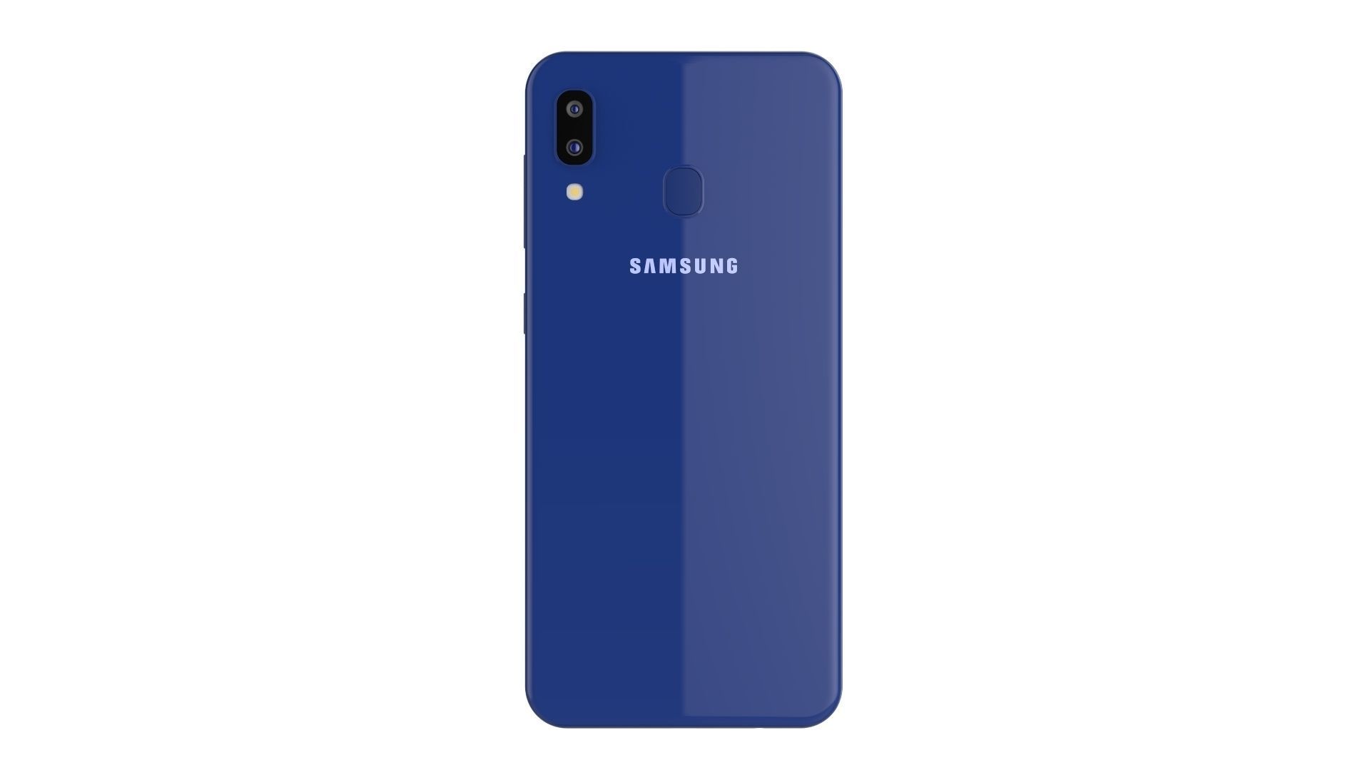 Samsung Galaxy A20 Blue 3D model_5