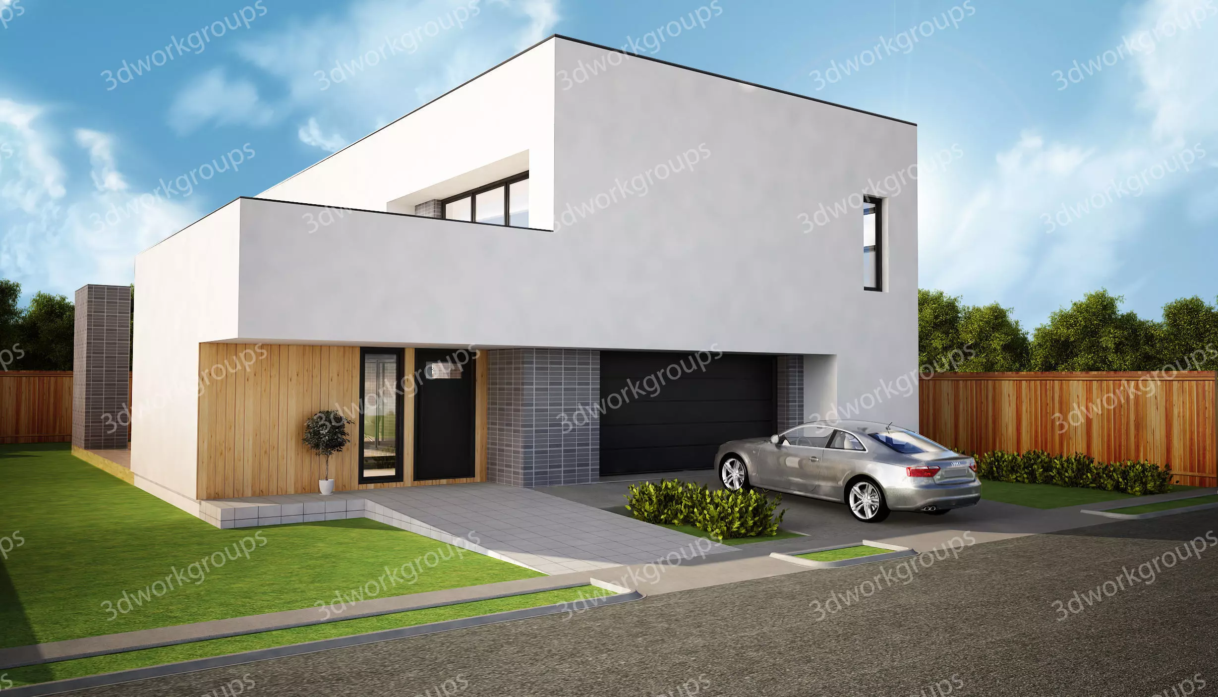 House design  3D model_0