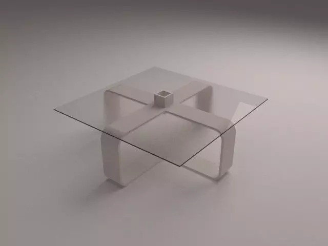 modern coffee table  3D model_0