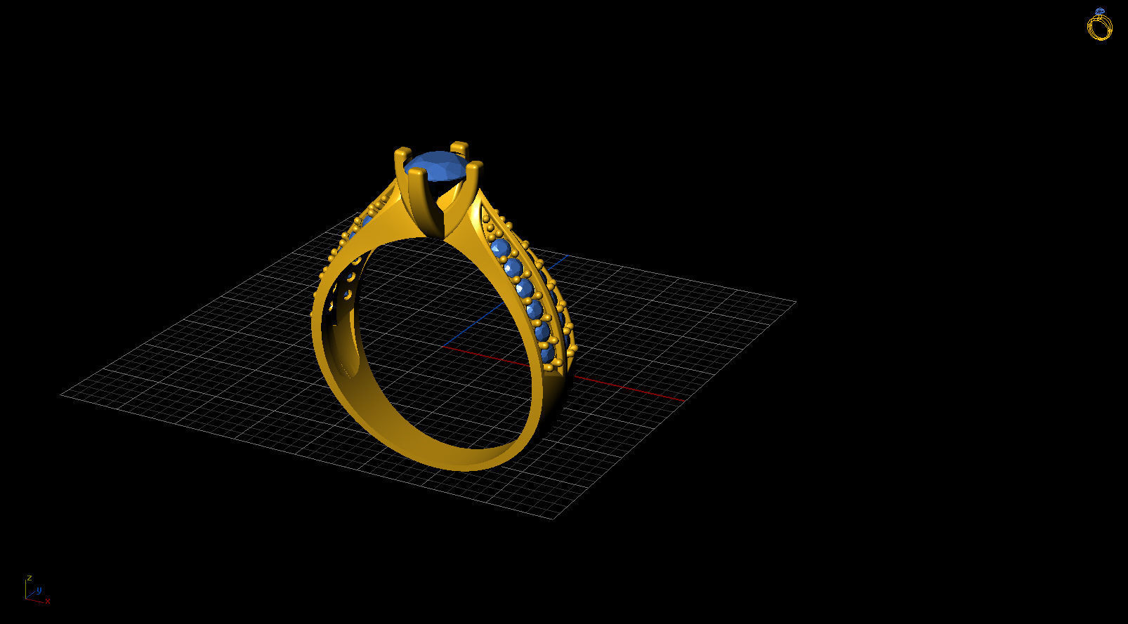 ring 03 3D print model_3