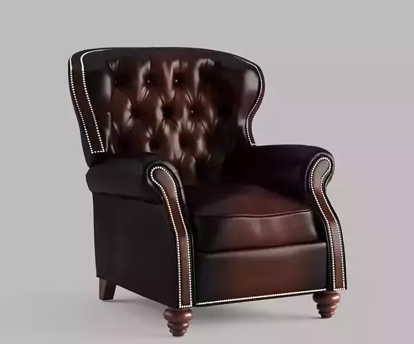 Classic Leather Armchair